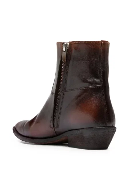 Botine Officine Creative din piele maro