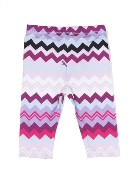 Legginsy dziecięce Missoni fioletowe