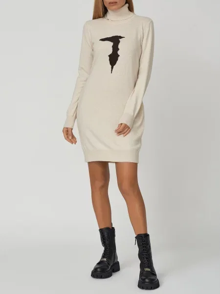Платье Trussardi бежевое