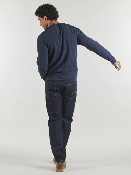 Pleteni džemper Jack & Jones plava