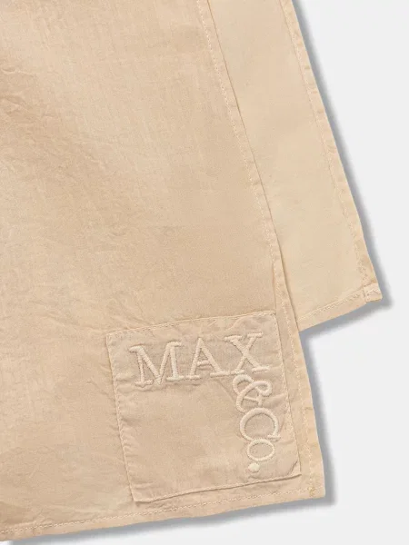Шарф MAX&Co. однотонна бежевий