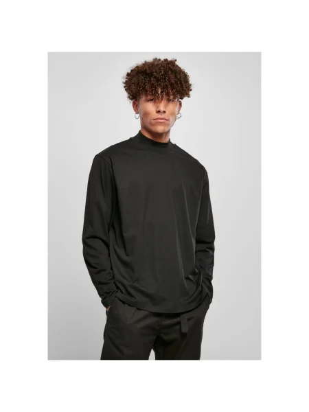 Lung tricou Urban Classics cu mâneci lungi negru