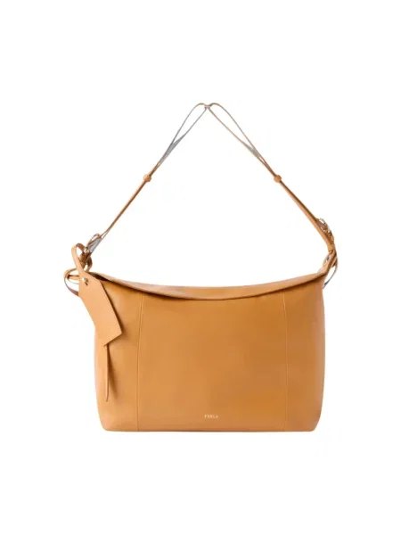 Torebka hobo Furla skórzana brązowa