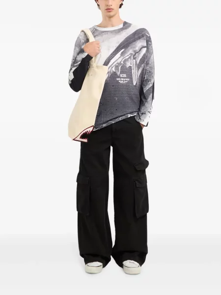 Tricou Gcds lung gri