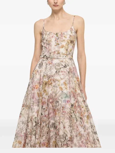 Rochie midi Nissa cu model floral