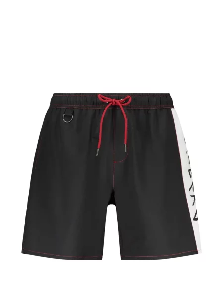 Slip de baie Iceberg cu imagine negru