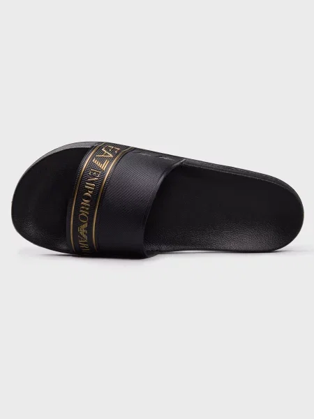 Шлепанцы Ea7 Emporio Armani черные