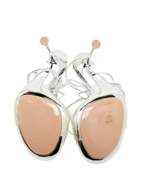 Sandale Gianvito Rossi plic alb