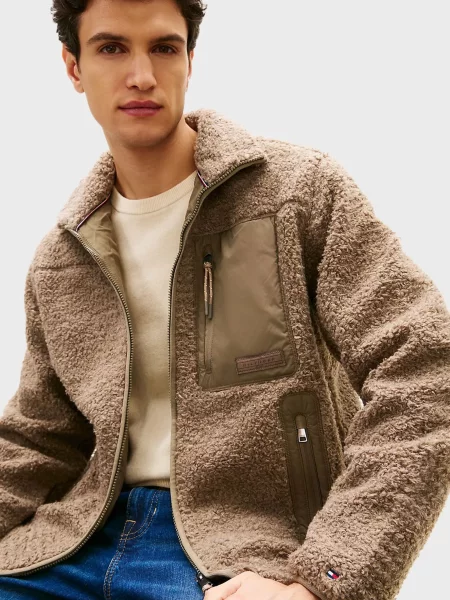 Куртка Tommy Hilfiger Тедді бежева