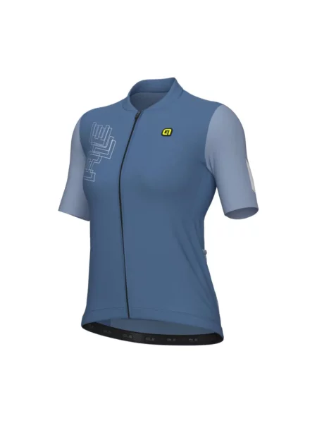 Koszulka rowerowa Alé Cycling PR-E Follow Me niebieska