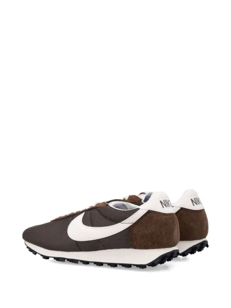 Hanorac cu glugă Nike plisat din piele de căprioară cu imagine maro