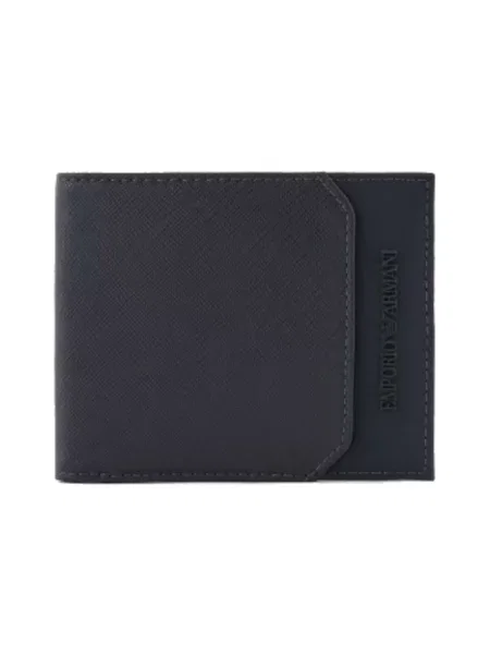 Portfel Emporio Armani niebieski