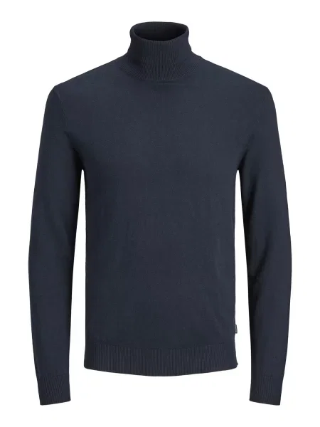 JACK & JONES Pulover Emil Knit închis albastru