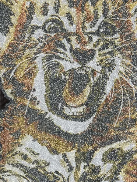 Tricou Ganni cu imagine gri
