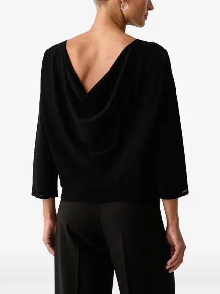 Sweter Twinset czarny