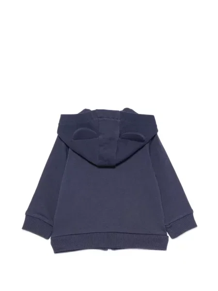 Bluza z kapturem dziecięca Moschino niebieska