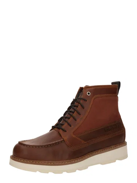 Botine Timberland cu șireturi maro
