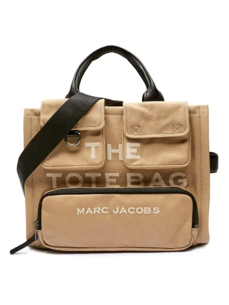 Marc Jacobs Geantă shopper The Cargo Canvas Medium Tote Bag bej