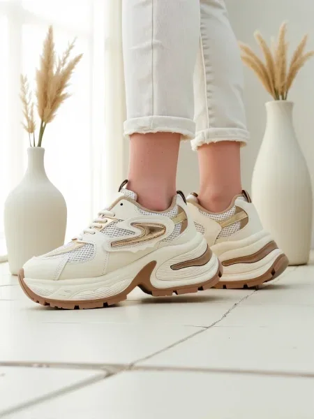 Sneakerși Resti maro
