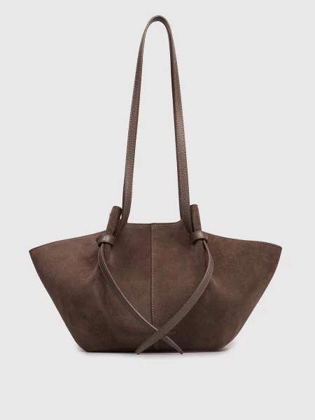 Замшева сумка-тоут MOCHI Yuzefi коричнева