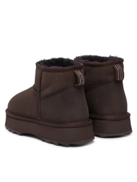 Emu Australia Sharky Micro Flatform snehule dámske semišové hnedá