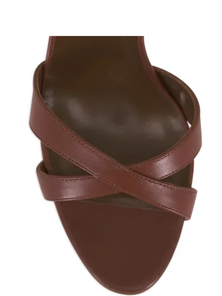 Dirželis sandalai Manolo Blahnik ruda