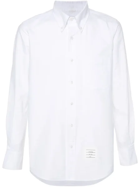 Pruhovaná košile Thom Browne bílá