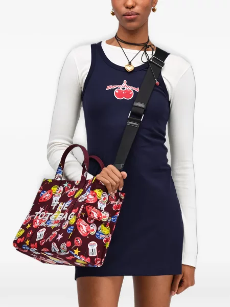 Τσάντα shopper Marc Jacobs καφέ