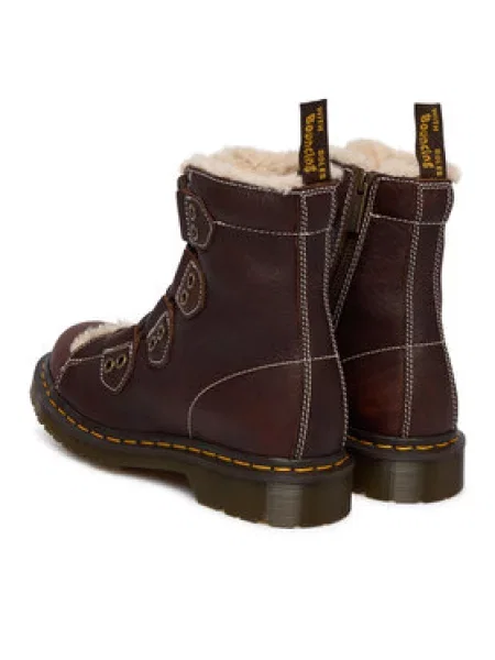 Kotníková obuv Dr. Martens hnědé