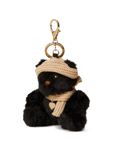 Inel Twinset cu blană negru