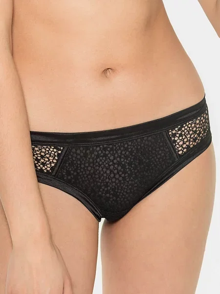 Трусики бразилиана чорні