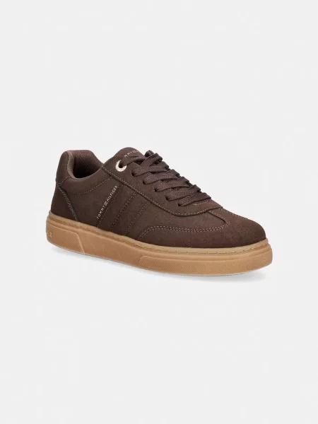 Tommy Hilfiger sneakers pentru copii maro