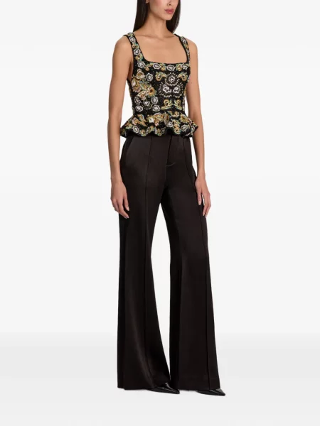 Pantaloni Alice + Olivia negru