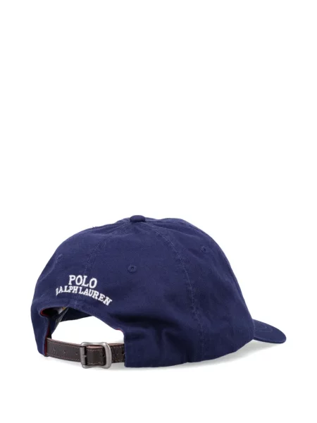 Kepurė su snapeliu Polo Ralph Lauren mėlyna