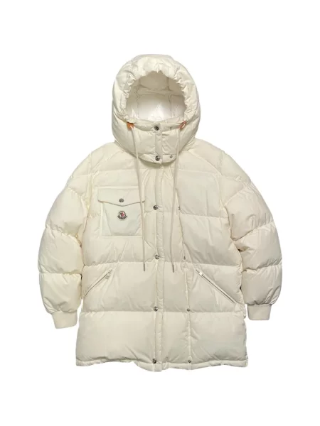 Пухено яке Moncler с качулка