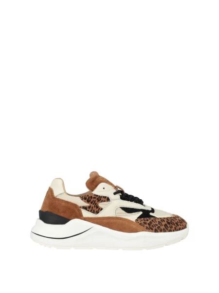 Sneakersy D.a.t.e. brązowe