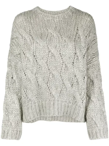 Pulover Brunello Cucinelli gri