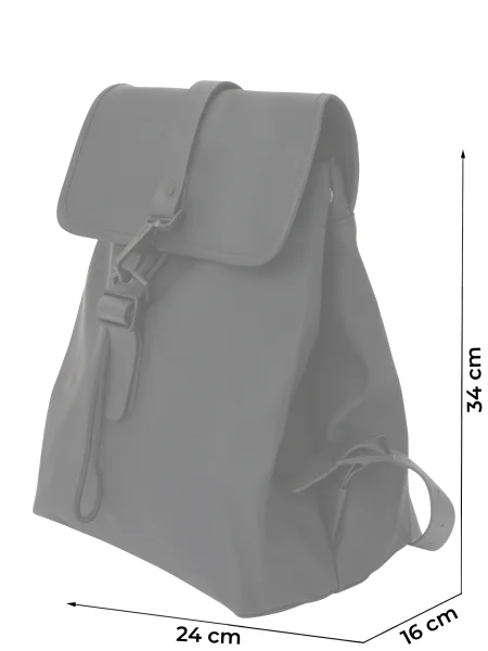 Rains hátizsák Backpacks nagy sima fekete