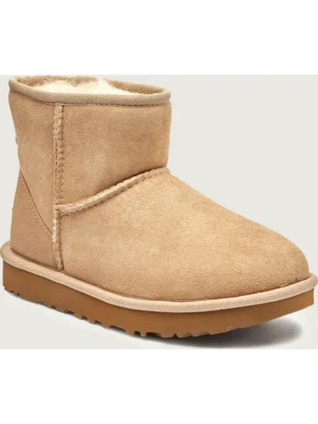 Pantofi Ugg din piele clasici bej