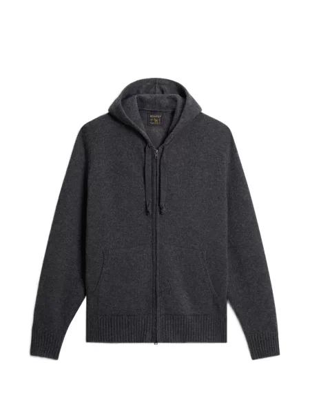 Hanorac cu glugă Woolrich tricotate gri