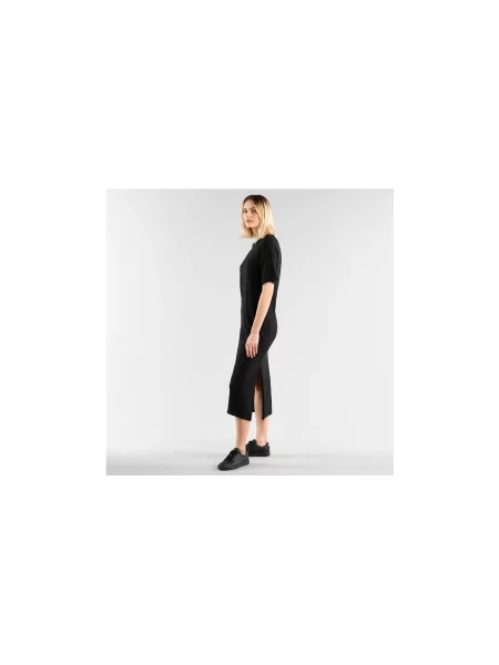 Dedicated Long T-shirt Dress Ronneby Black Kobiety Sukienka Dedicated Size: S czarny