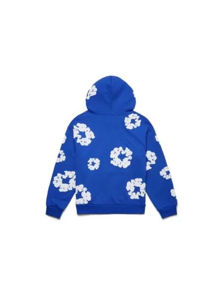 Bluza z kapturem Denim Tears z kapturem niebieska