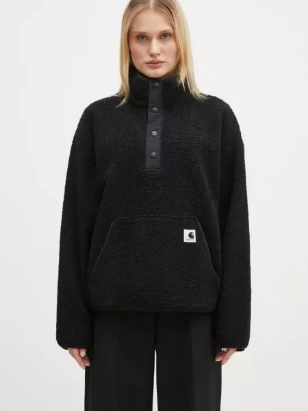 Carhartt WIP bluza polarowa Elliot High Neck Liner gładka czarny