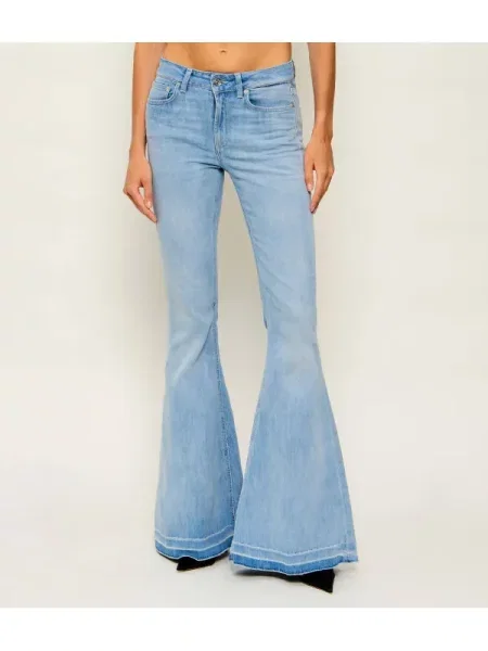 DONDUP made in Italy Blugi KAREN | flare fit albastru