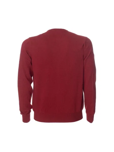 Sweter Gran Sasso z kaszmiru czerwony