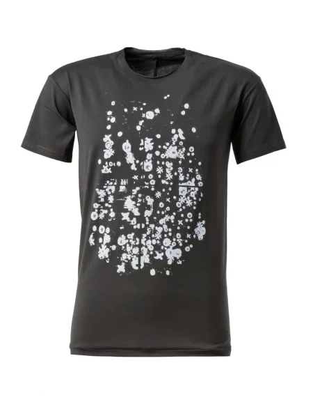 Tricou Leclaireur cu imagine cu imprimeu abstract gri