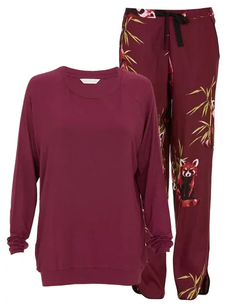 Пижама Cyberjammies из модала бордовая