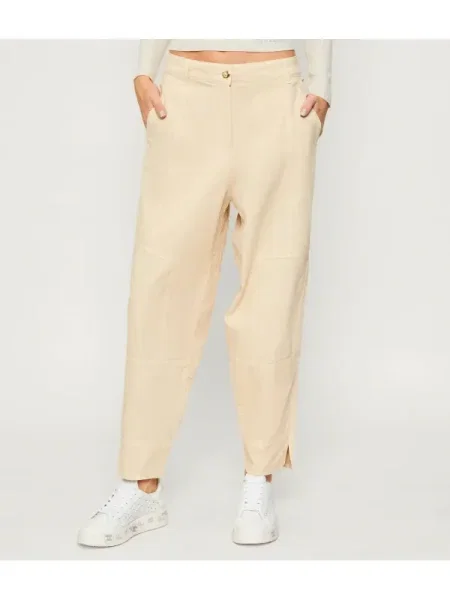 Pinko Nadrág PECORINO | Tapered fit bézs