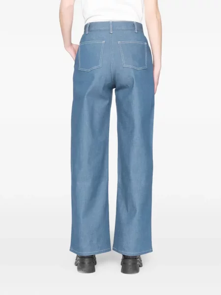 Blugi cu picior larg Naked And Famous albastru