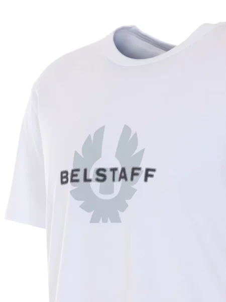 Póló Belstaff nyomtatás fehér